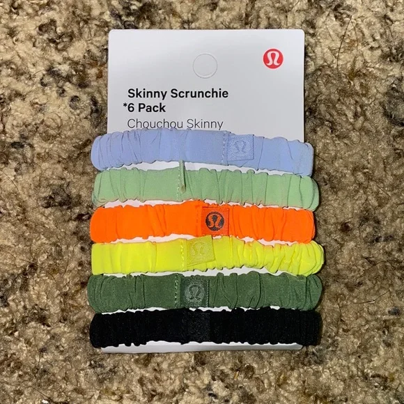 Lululemon “Skinny Scunchie 6 Pack” - Picture 1 of 1